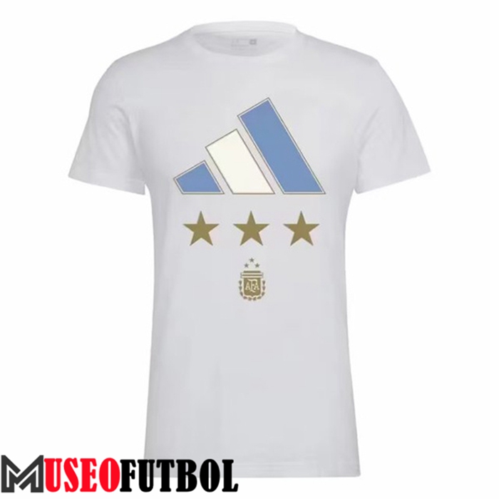 Camiseta Entrenamiento Argentina 3 Stars Blanco 2022/2023