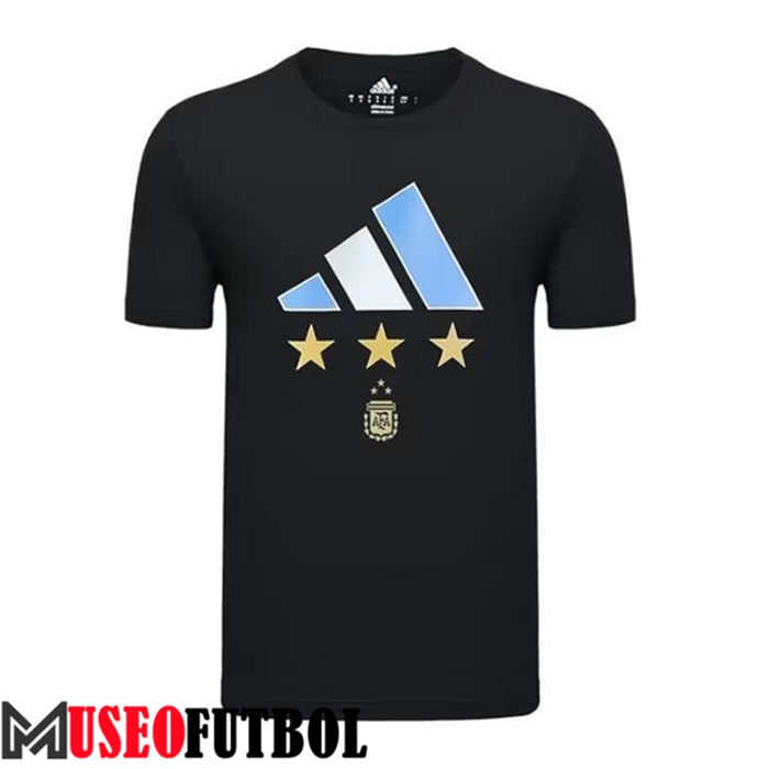 Camiseta Entrenamiento Argentina 3 Stars Negro 2022/2023