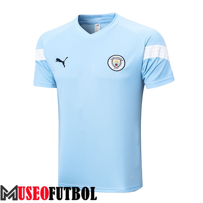 Camiseta Entrenamiento Manchester City Azul Claro 2022/2023