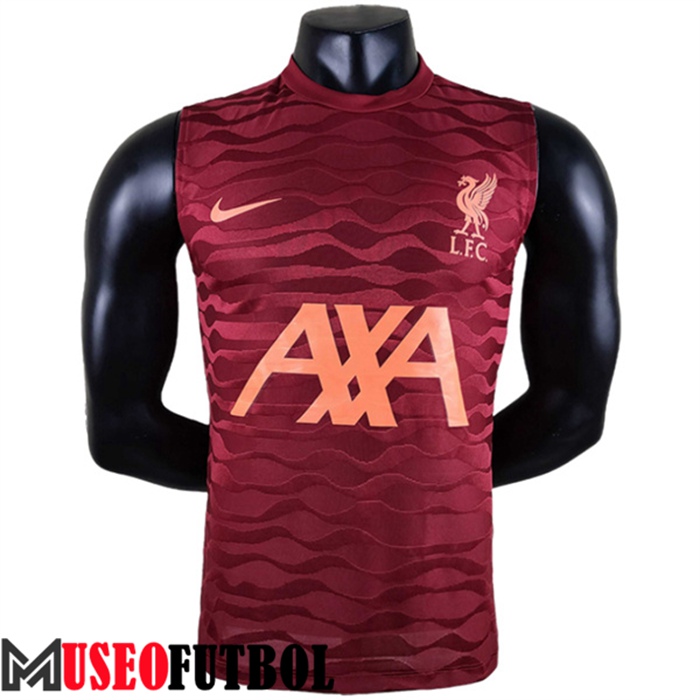 Camiseta Entrenamiento Sin mangas FC Liverpool Rojo 2022/2023