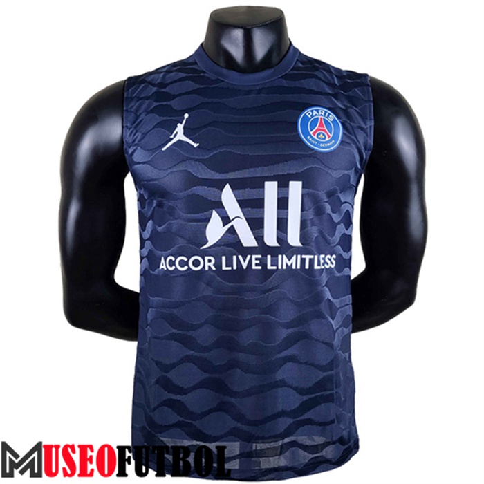 Camiseta Entrenamiento Sin mangas Jordan PSG Azul Marino 2022/2023