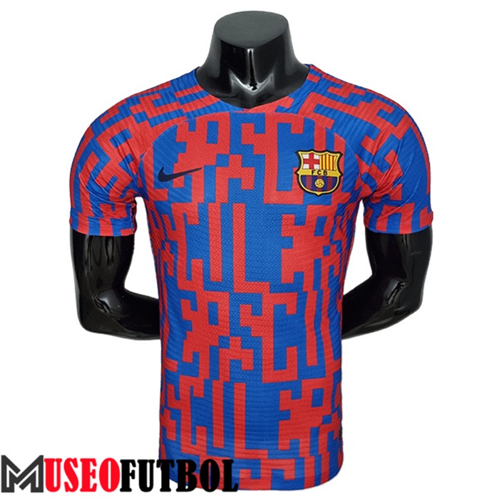 Camiseta Entrenamiento FC Barcelona Rojo/Azul 2022/2023