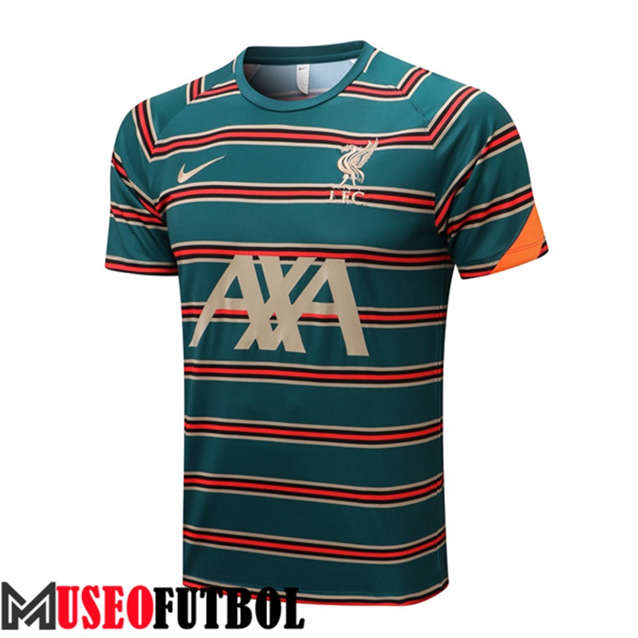 Camiseta Entrenamiento FC Liverpool Verde/Rojo 2022/2023