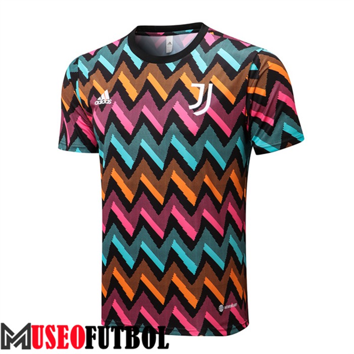 Camiseta Entrenamiento Juventus Azul Claro/Naranja/Rosa 2022/2023