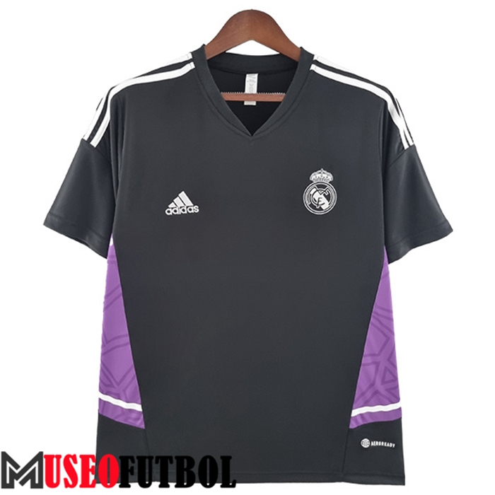 Camiseta Entrenamiento Real Madrid Negro/Púrpura 2022/2023