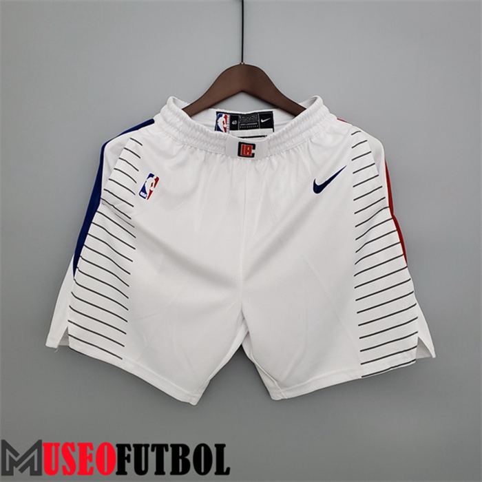 Cortos NBA Los Angeles Clippers Blanco Limited Edition