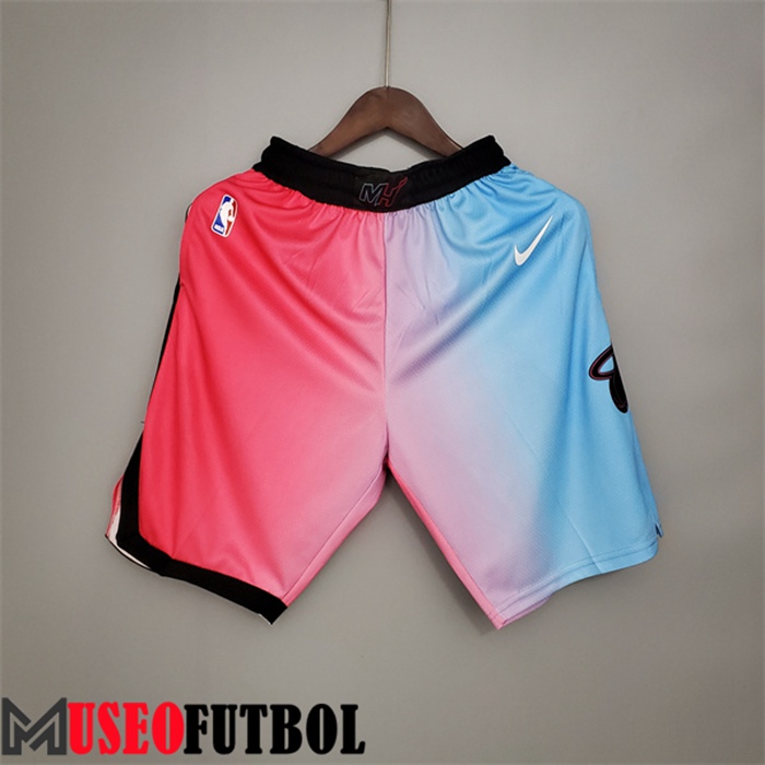 Cortos NBA Miami Heat Rosa/Azul Gradient Color City Edition