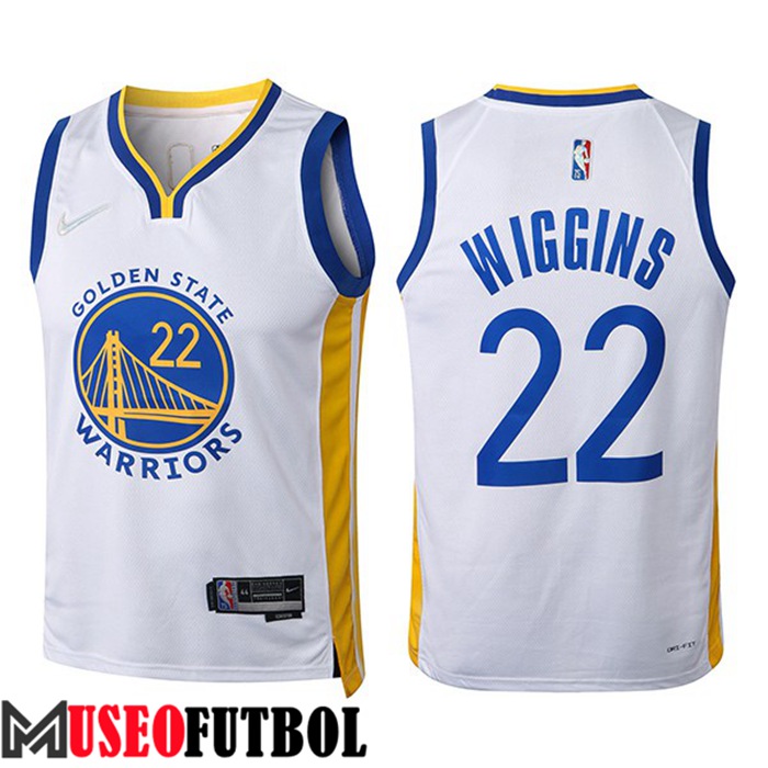 Camiseta Golden State Warriors (WIGGINS #22) Blanco