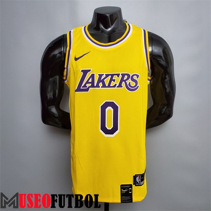 Camiseta Los Angeles Lakers (Youmg #0) Amarillo