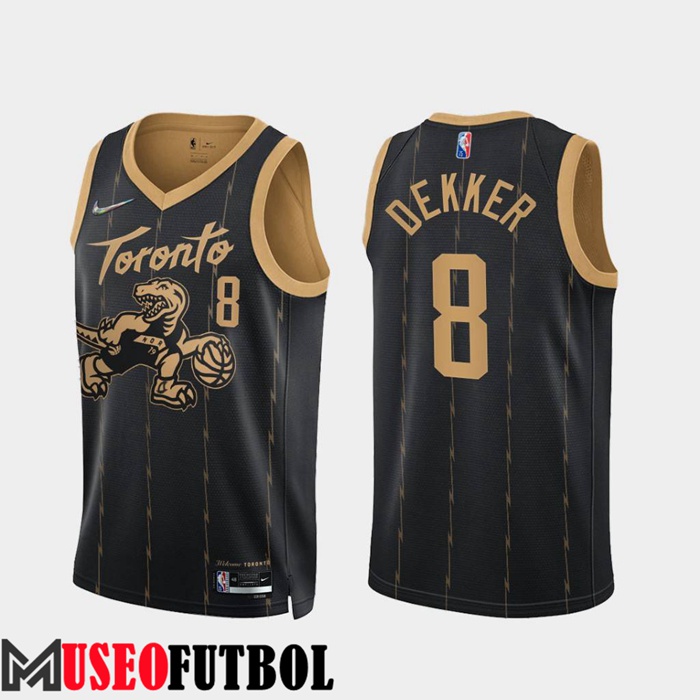 Camiseta Toronto Raptors (DEKKER #8) Negro