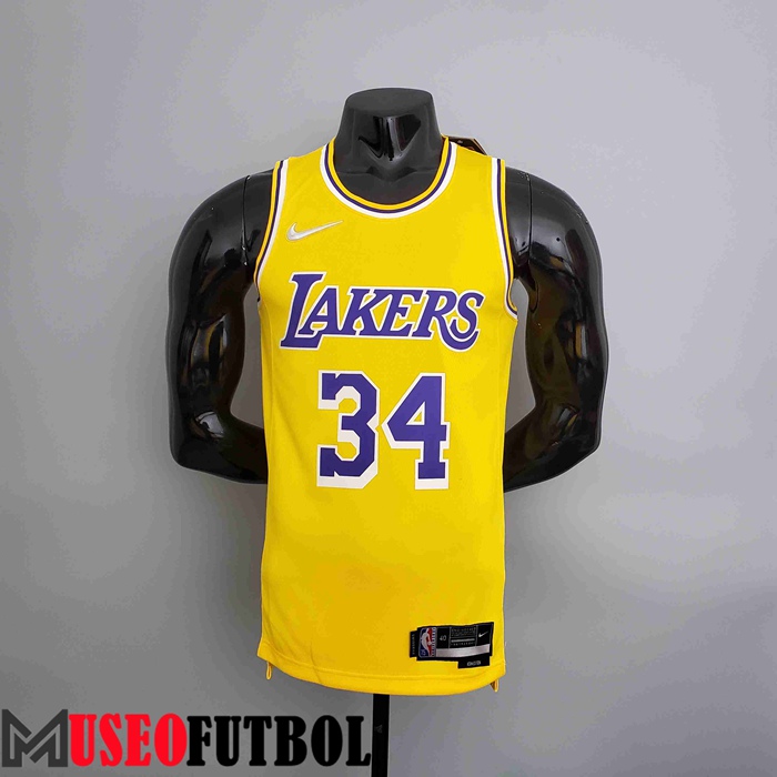 Camiseta Los Angeles Lakers (O'NEAL #34) Amarillo