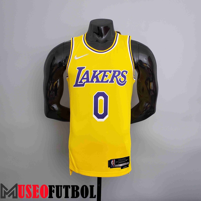 Camiseta Los Angeles Lakers (WESTBROOK #0) Amarillo