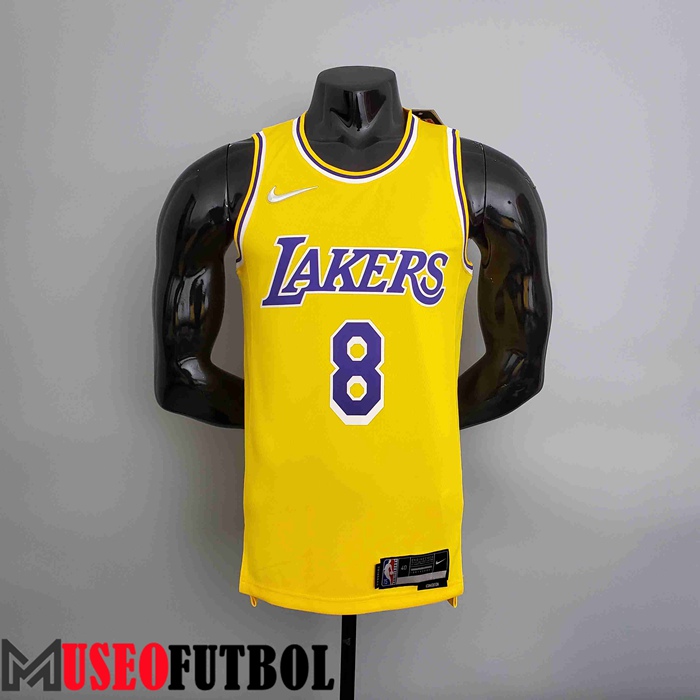 Camiseta Los Angeles Lakers (BRYANT #8) Amarillo