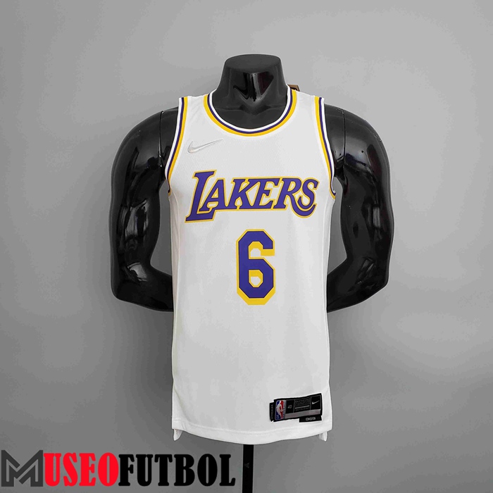 Camiseta Los Angeles Lakers (JAMES #6) Blanco