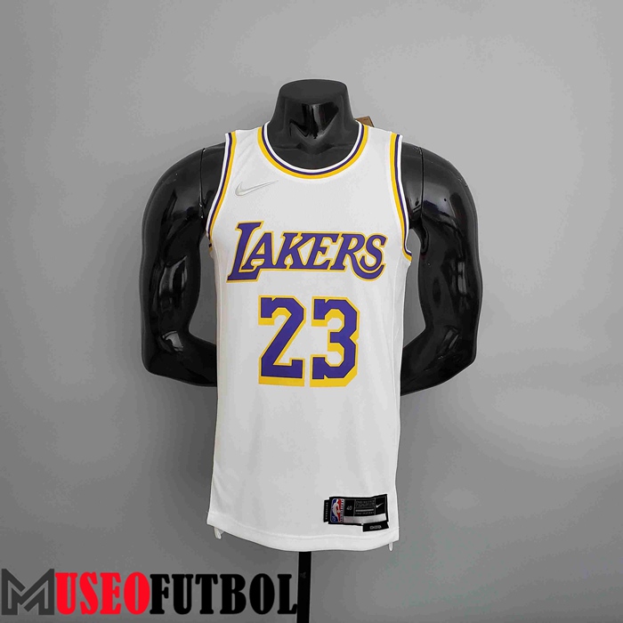 Camiseta Los Angeles Lakers (JAMES #23) Blanco