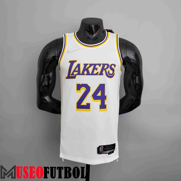 Camiseta Los Angeles Lakers (BRYANT #24) Blanco