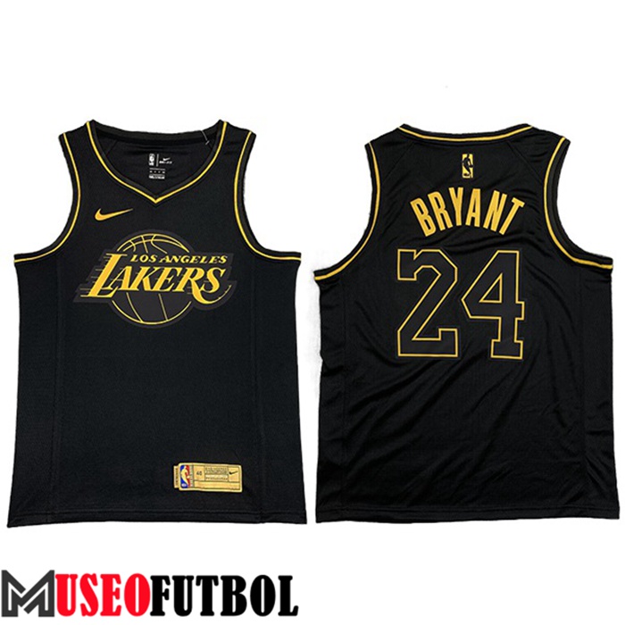 Camiseta Los Angeles Lakers (BRYANT #24) Negro