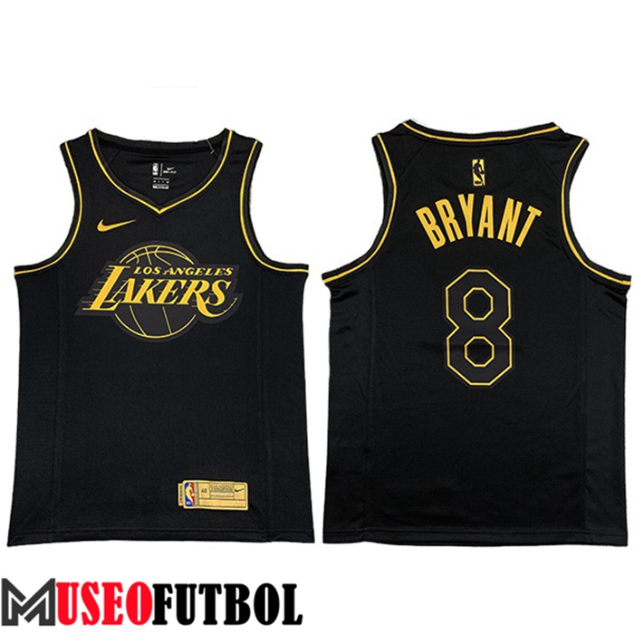 Camiseta Los Angeles Lakers (BRYANT #8) Negro