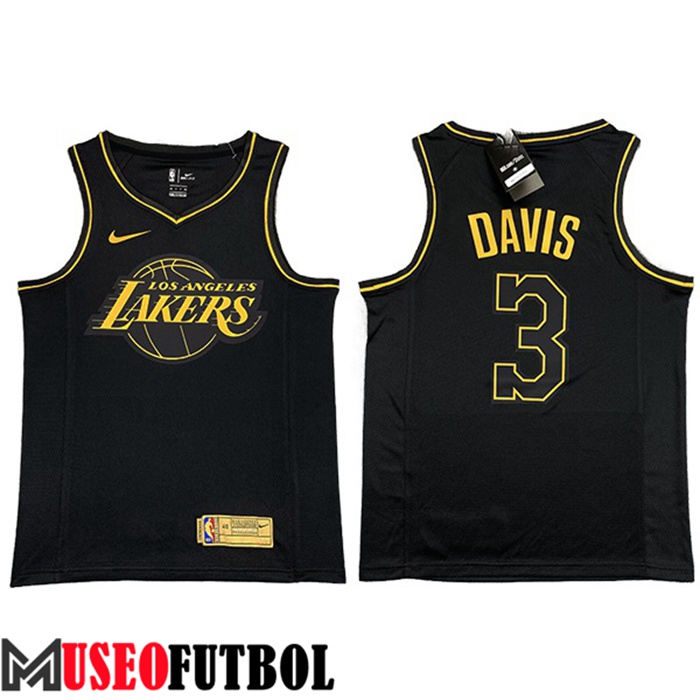 Camiseta Los Angeles Lakers (DAVIS #3) Negro