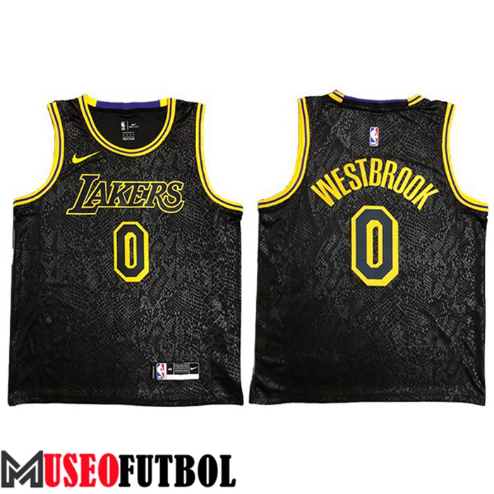 Camiseta Los Angeles Lakers (WESTBROOK #0) Negro