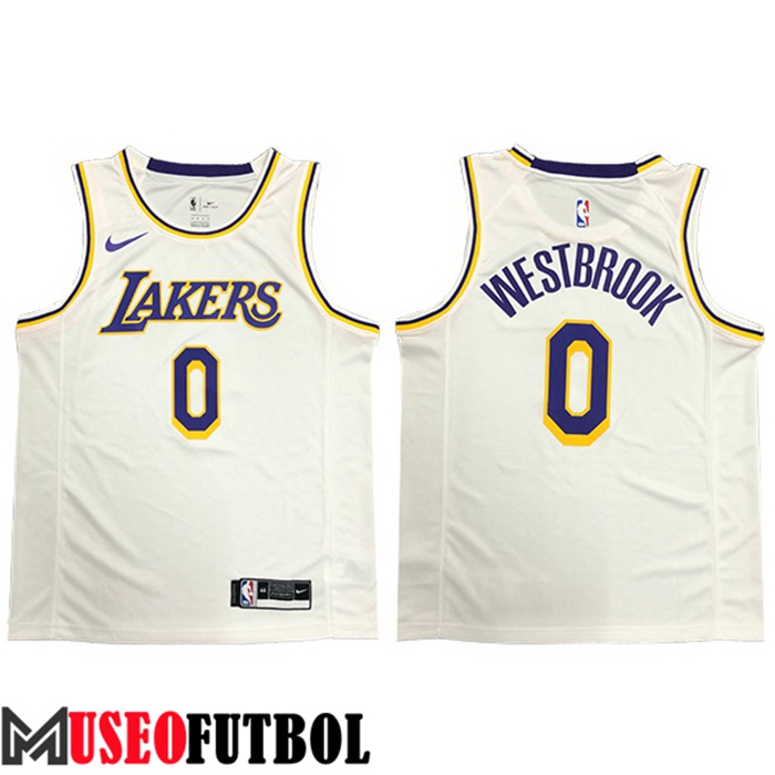 Camiseta Los Angeles Lakers (WESTBROOK #0) Blanco