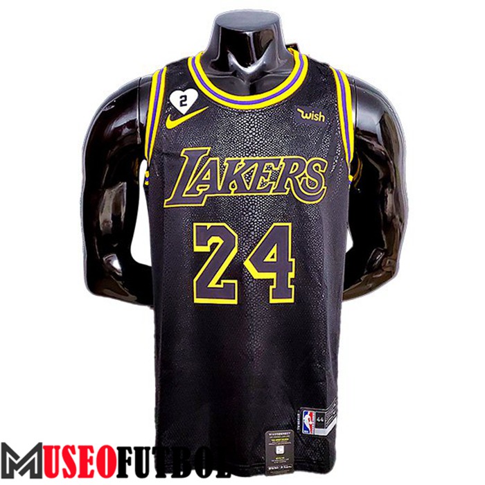 Camiseta Los Angeles Lakers (BRYANT #34) Negro