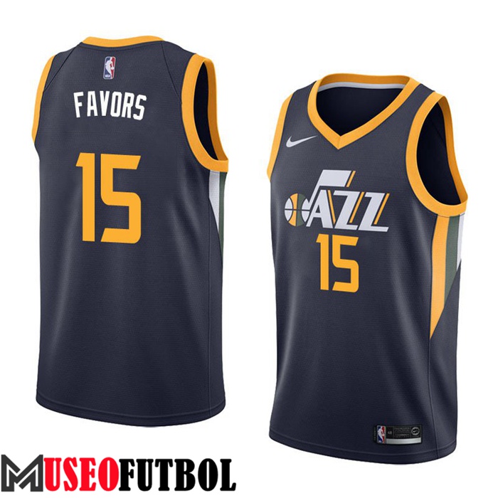 Camiseta Utah Jazz (FAVORS #15) Negro