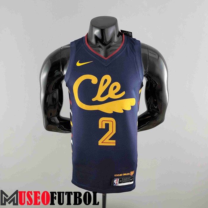 Camiseta Cleveland Cavaliers (IRVING #2) Azul Marins Striped