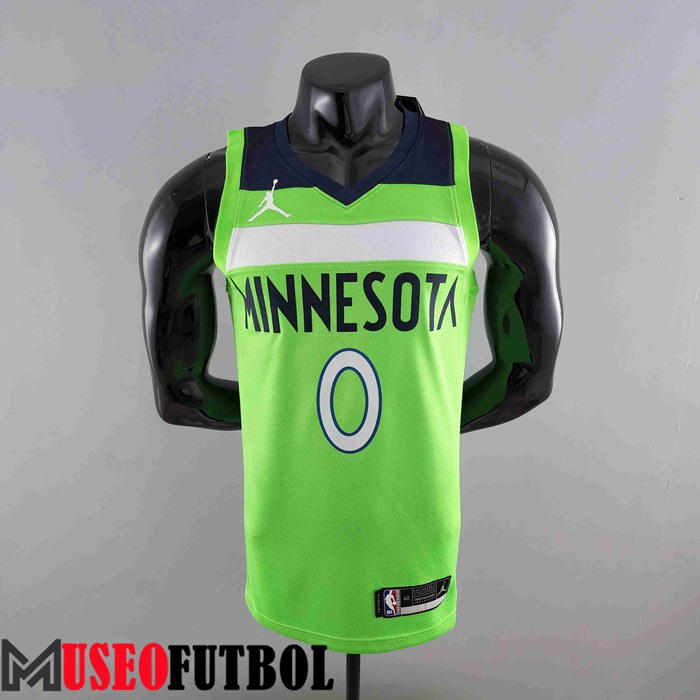 Camiseta Minnesota Timberwolves (RUSSELL #0) Verde Air Jordan