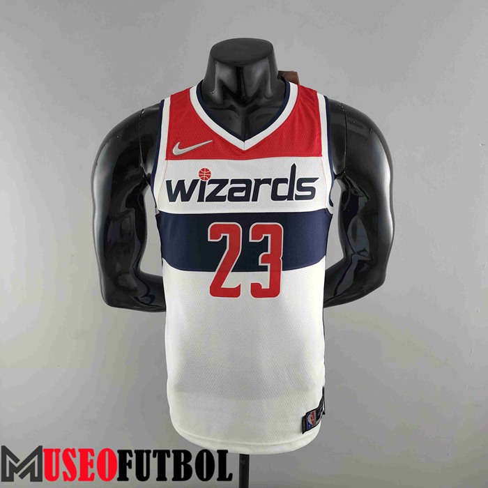 Camiseta Washington Wizards (JORDAN #23) Negro/Rojo/Blanco 75 Aniversario