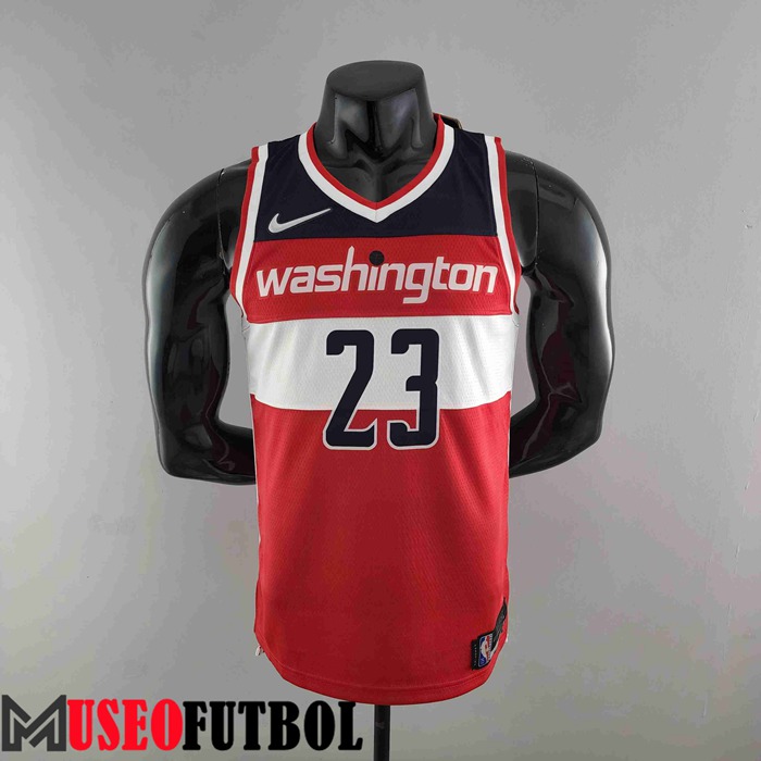 Camiseta Washington Wizards (JORDAN #23) Rojo/Blanco/Azul 75 Aniversario