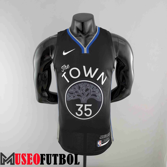 Camiseta Golden State Warriors (DURANT #35) 2020 Negro City Edition