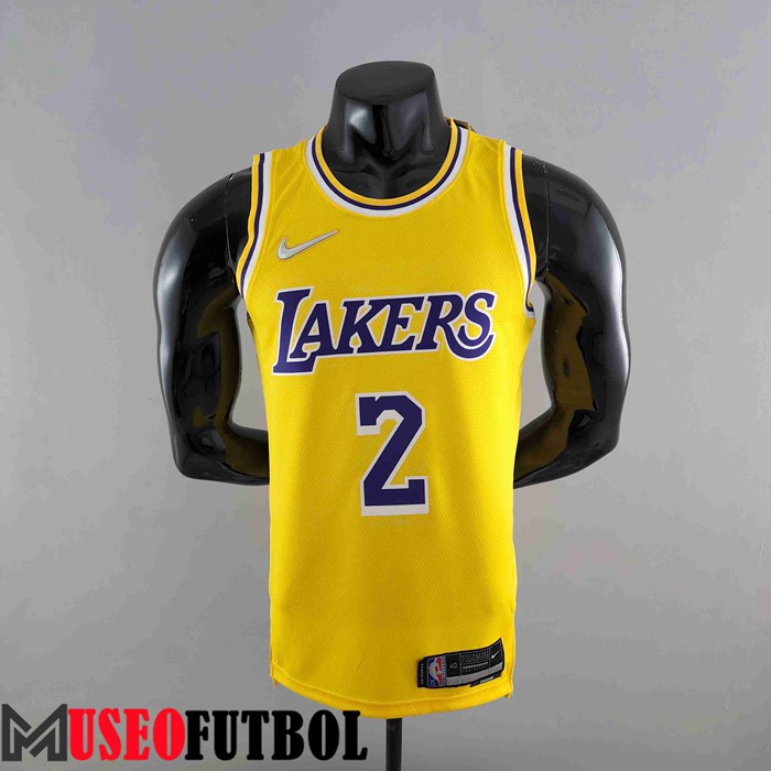 Camiseta Los Angeles Lakers (IRVING #2) Amarillo 75 Aniversario