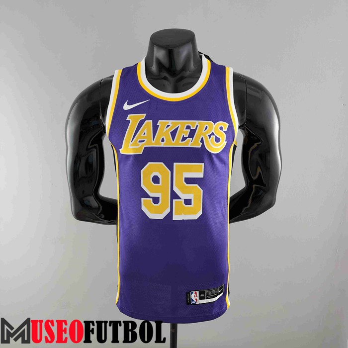 Camiseta Los Angeles Lakers (TOSCANO #95) Púrpura