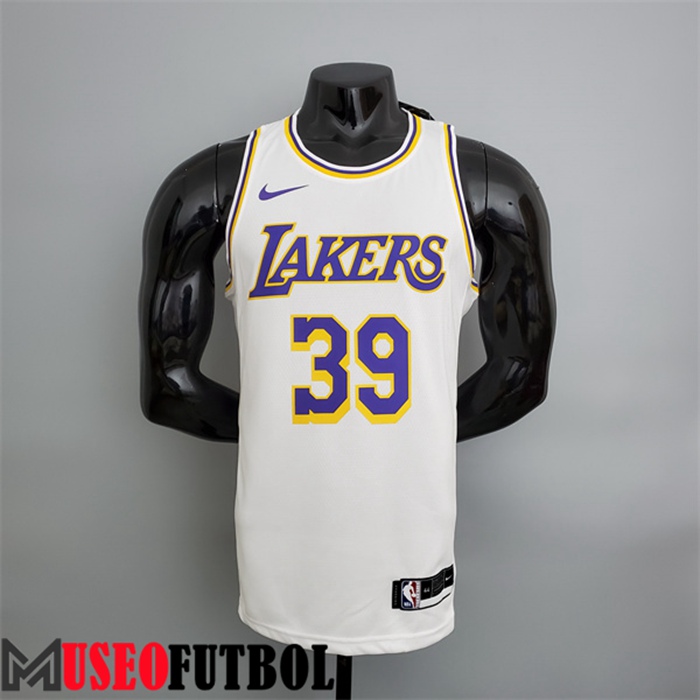 Camiseta Los Angeles Lakers (Howard #39) Blanco Escote redondo