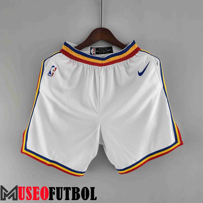 Cortos NBA Golden State Warriors Blanco