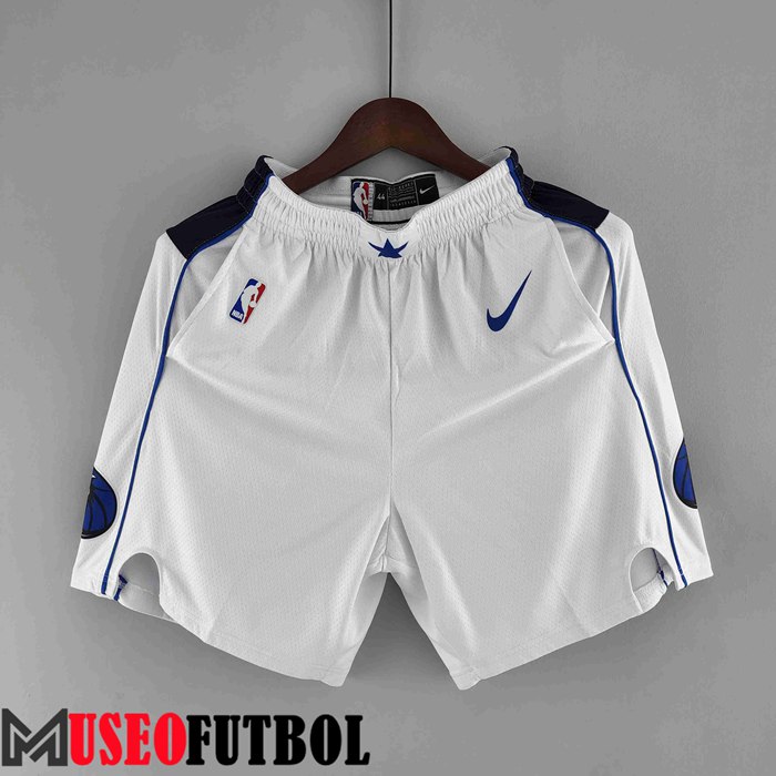 Cortos NBA Dallas Mavericks Blanco