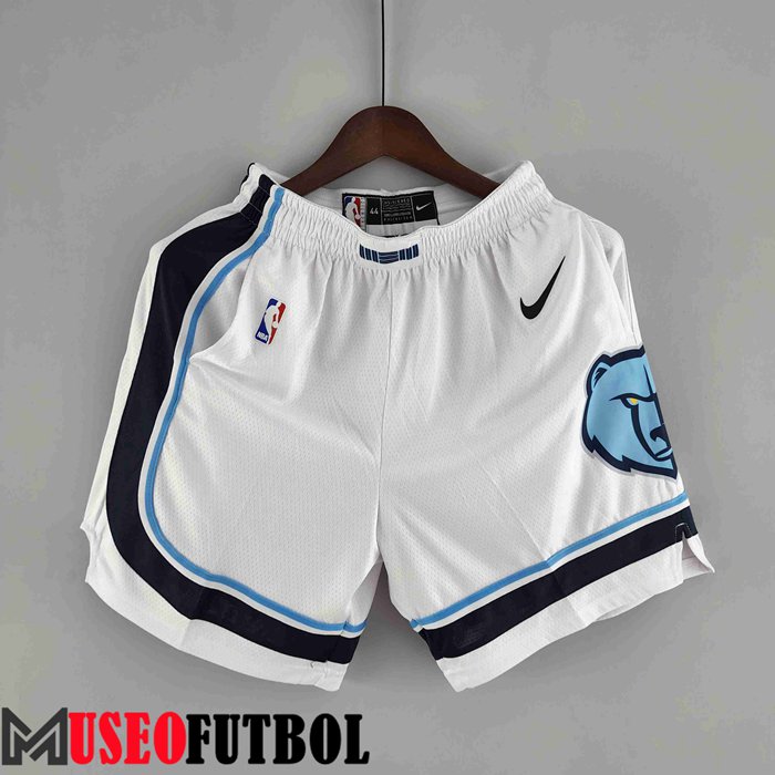 Cortos NBA Memphis Grizzlies Blanco