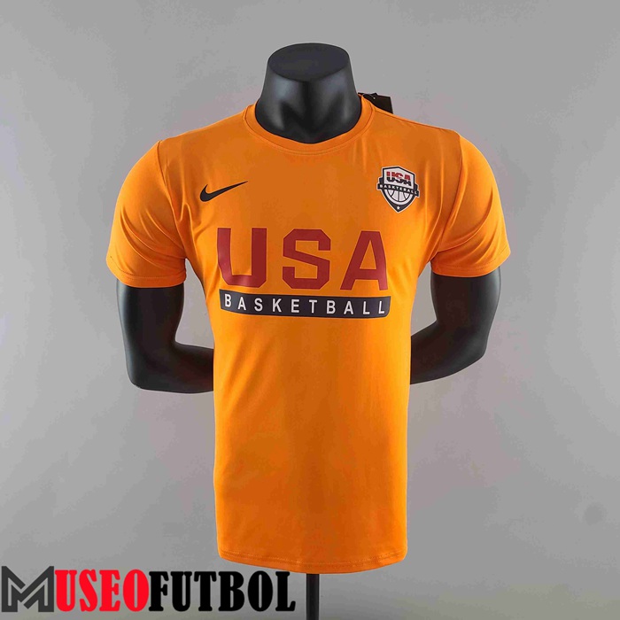 NBA T-Shirt Naranja #K000209