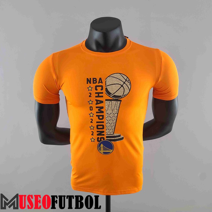 NBA Golden State Warriors T-Shirt Naranja #K000217