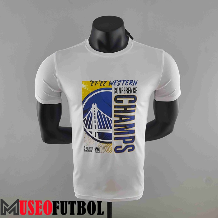 NBA Golden State Warriors T-Shirt Blanco #K000224