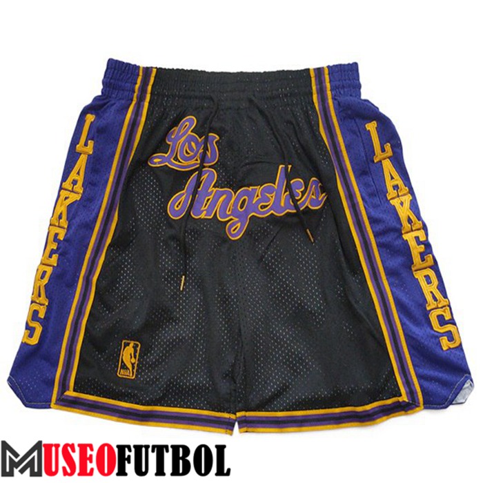 Cortos NBA Los Angeles Lakers Negro