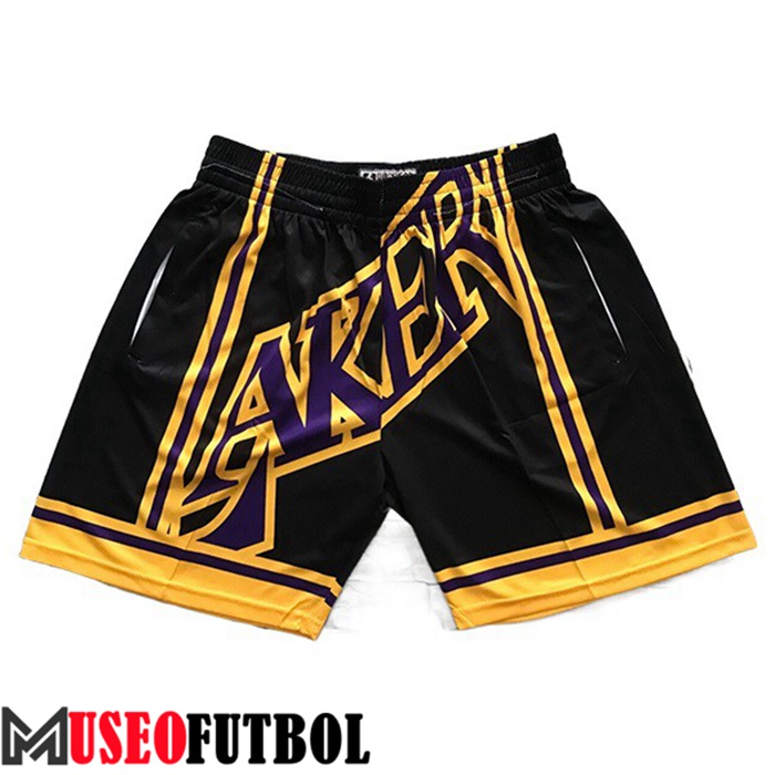 Cortos NBA Los Angeles Lakers Negro