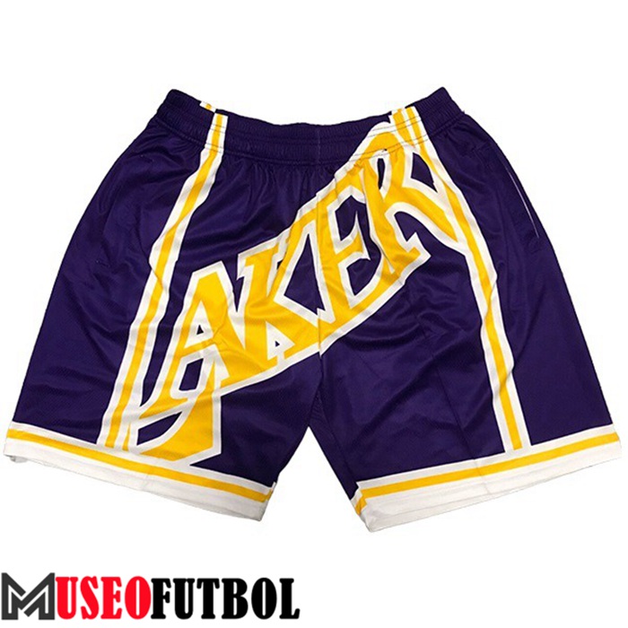 Cortos NBA Los Angeles Lakers Púrpura