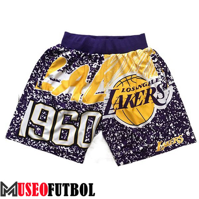 Cortos NBA Los Angeles Lakers Púrpura