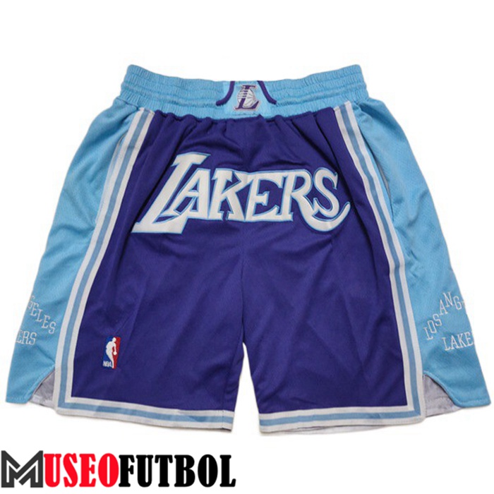 Cortos NBA Los Angeles Lakers Púrpura