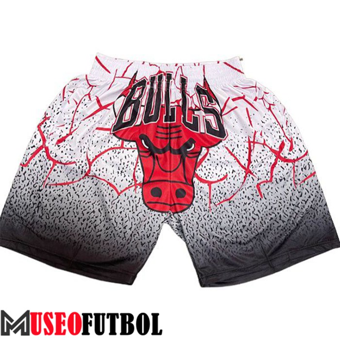 Cortos NBA Chicago Bulls Blanco