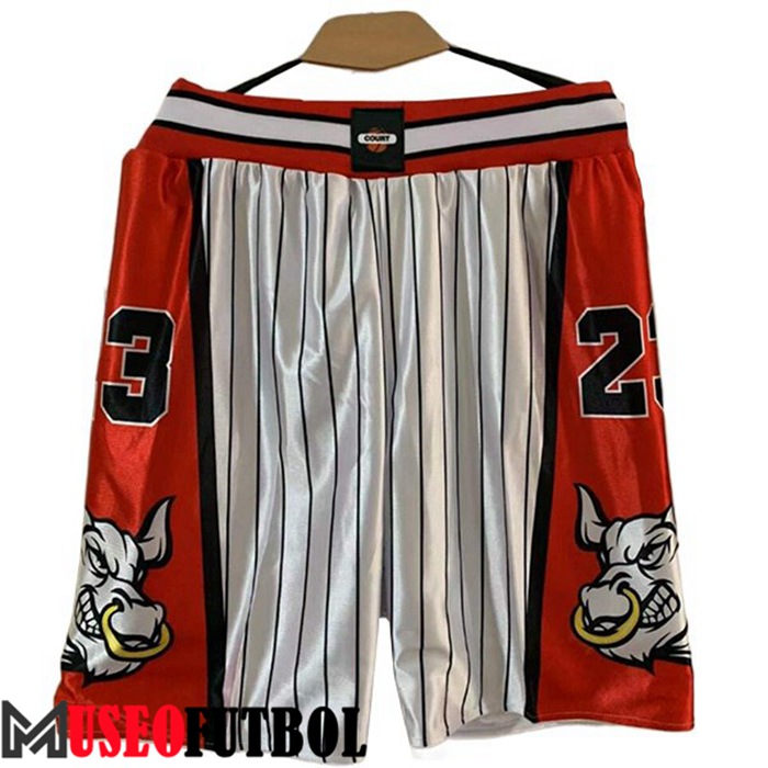 Cortos NBA Chicago Bulls Blanco/Rojo