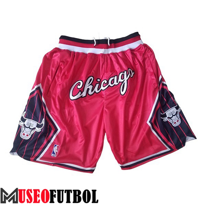 Cortos NBA Chicago Bulls Rosa