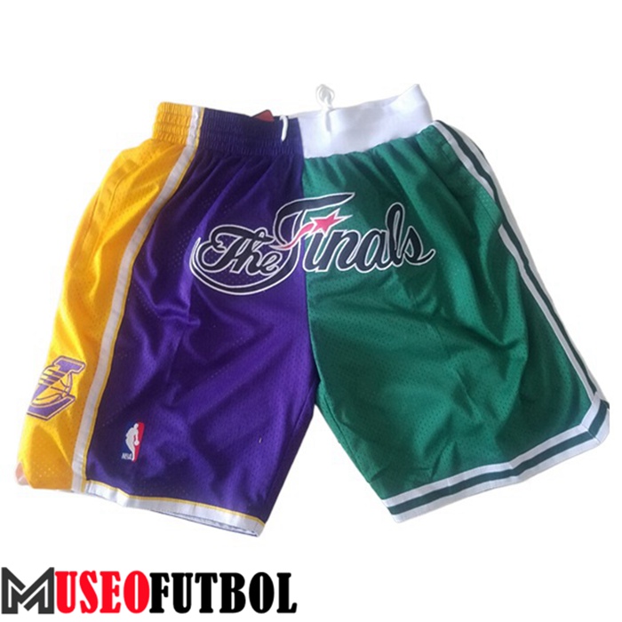 Cortos NBA Chicago Bulls Púrpura/Verde